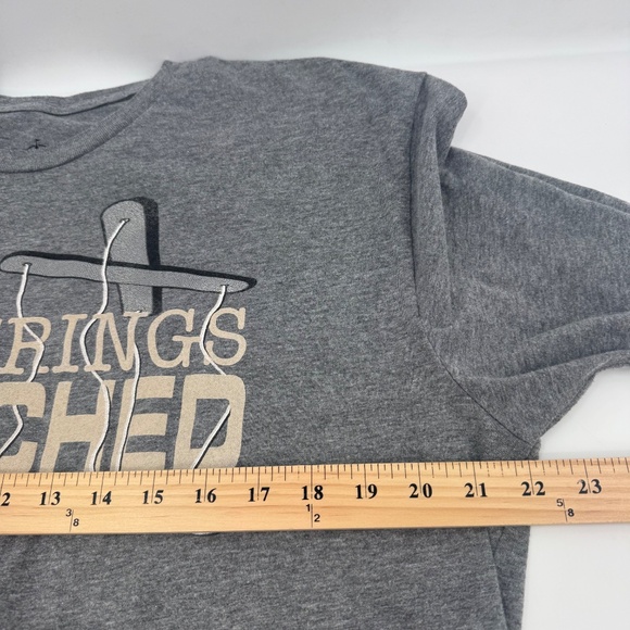 Disney Pinocchio T Shirt Men XL Gray No Strings Attached Short Sleeve Crew Neck - Picture 6 of 8